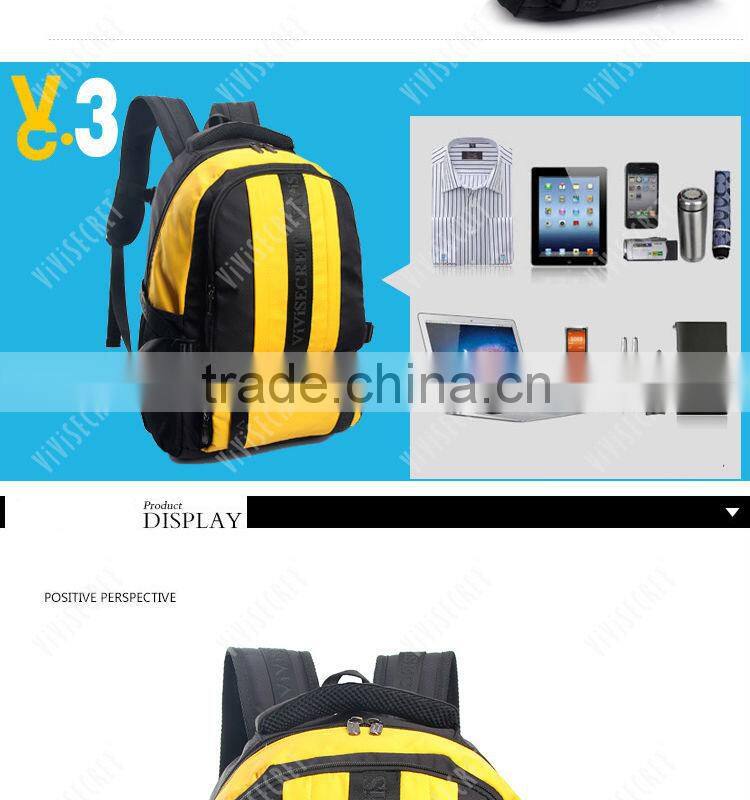 Fashionable travel backpack healthy laptop sport back bags