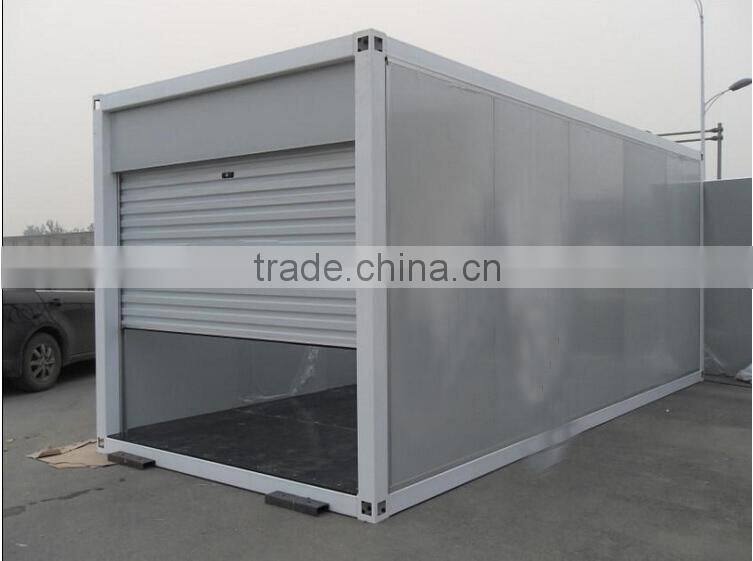 Prefabricated Car garage storage in cheap price,Temporary Mobile prefab shop with roller door for sale food festival