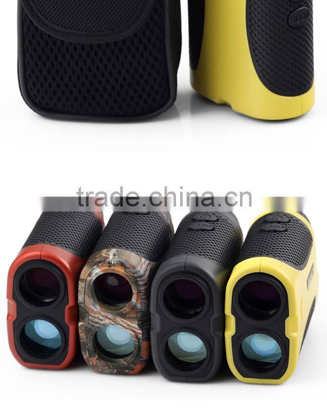 BIJIA 6X25 1200m Outdoor Yellow Color Golf Laser Rangefinder with Pin Seeking and Flag Seeker