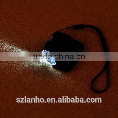 55X Mini Microscope Pocket Glasses Lenses LED Magnifier