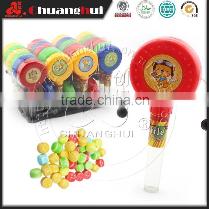2016 Novelty Candy Toy Sistrum Trumpet Toy Candy in Tray