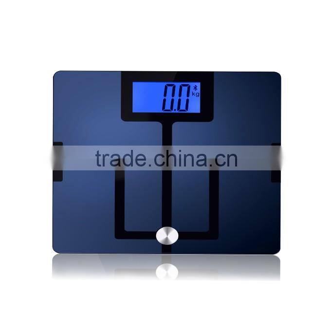 Measures Weight Body Fat Water Bone Mass 400 Lbs Capacity Scale