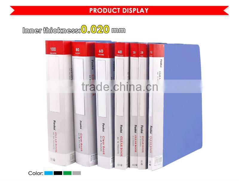 Different Quality Plastic Clear Book/Display Book