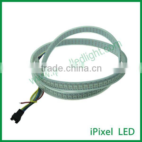 waterproof 60 pixels/m ws2812b led strip outdoor - p16.6, 5 meter roll