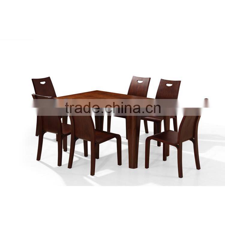 MTZ005 Modern bentwood dining table and chair