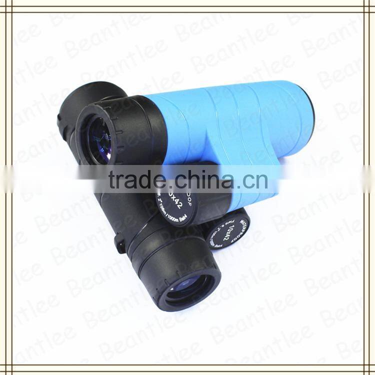 2015 New 10x42 military long range monocular telescope, Russian long distance monocular display