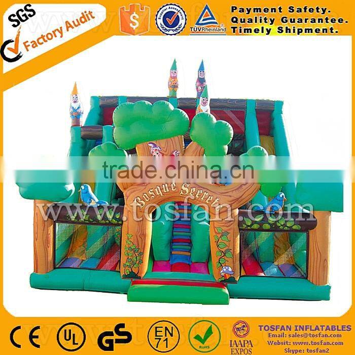 inflatable jungle theme slide jumbo slide A4067