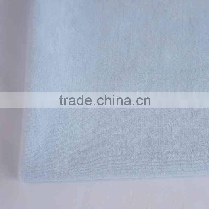 Waterproof Baby Blue Tpu Laminated Coral Velvet Fabric