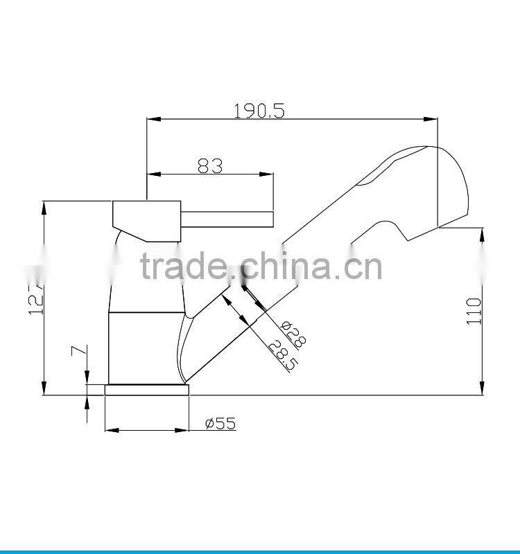 Spray UPC 61-9 NSF Pull Out Brass Kitchen Faucet