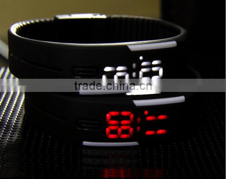 New Style Touch Mini Waterproof Silicon LED Electronic Wristwatches