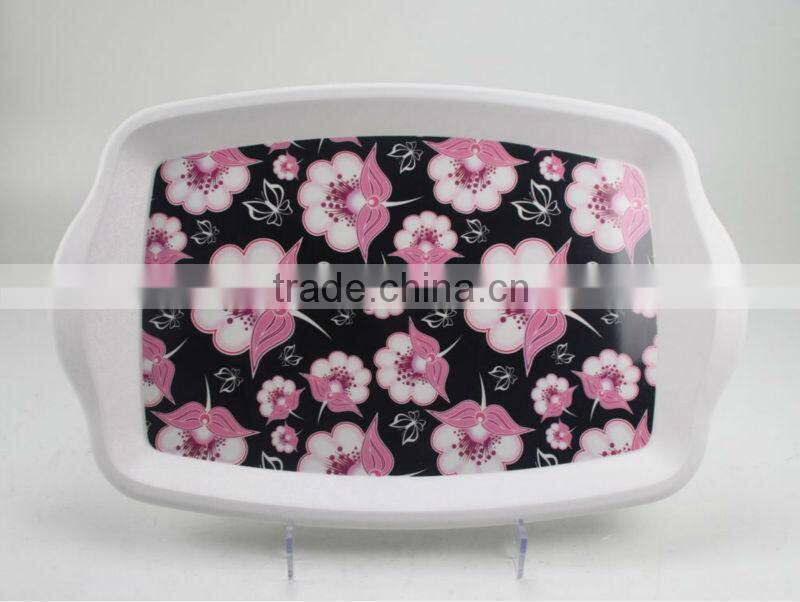 plastic gold flower tray