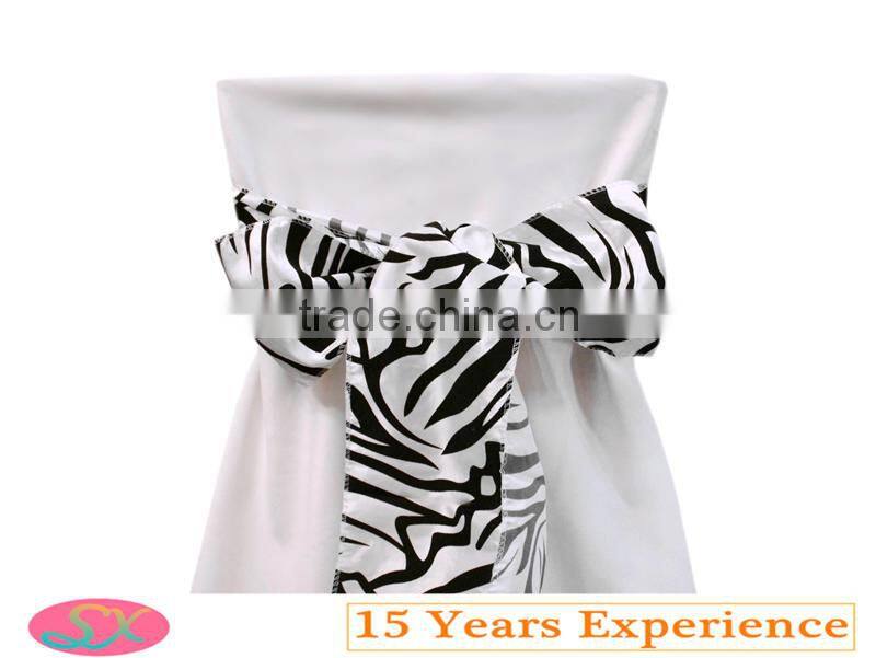 New Design Printing Damask Chair Sashes