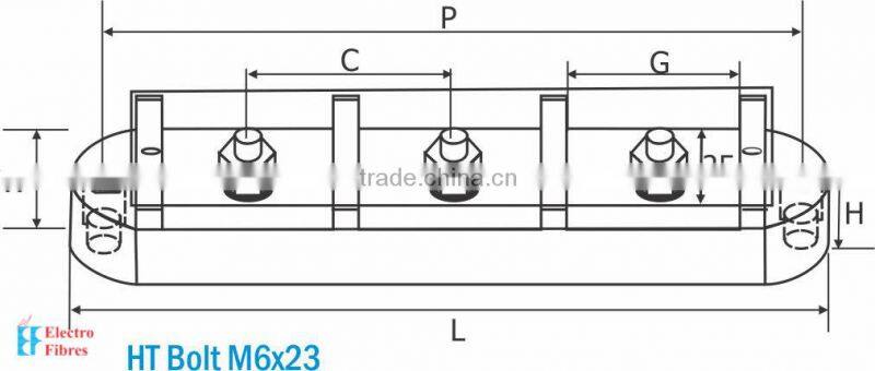 DMC-Terminal Boards-100 Amps EFTB-03/TP
