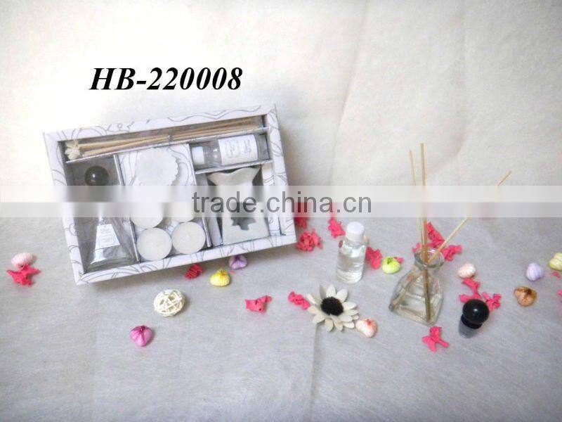 natural fragrance oil diffuser with incense gift set
