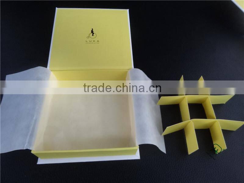 Cheap beautiful design paper chocolate box