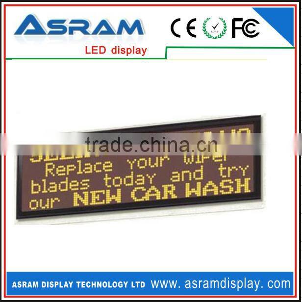 Low Power Comsuption Outdoor P10, p16 Single Red Color LED Sign Led Message Screen Led Scrolling Message Sign
