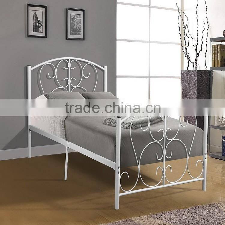 Elegant Single Bed Frame Metal Furniture For Children