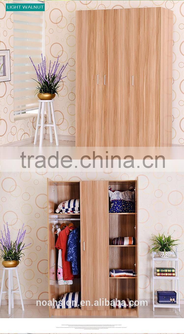 high quality wholesale 3 door wooden wardrobe bedroom furniture
