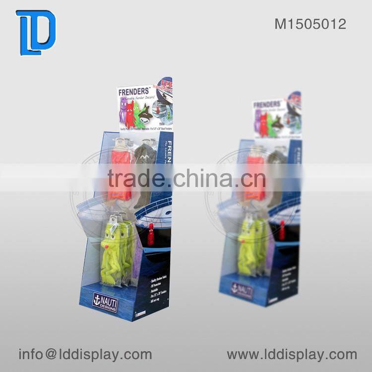 High Quality Supermarket Hook Cardboard Display,Hook Cardboard Display For Sport Products,Socks Display Stand With Hooks