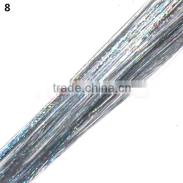 Sparkling Bling Hair Tinsel with Various Colors For Holidays, Birthdays, Night Clubs, Weddings
