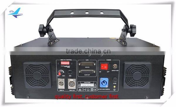 Disco dj rgb full color animation laser light dmx laser rgb 3w