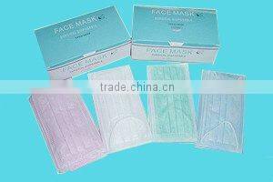 full face white non-woven face mask