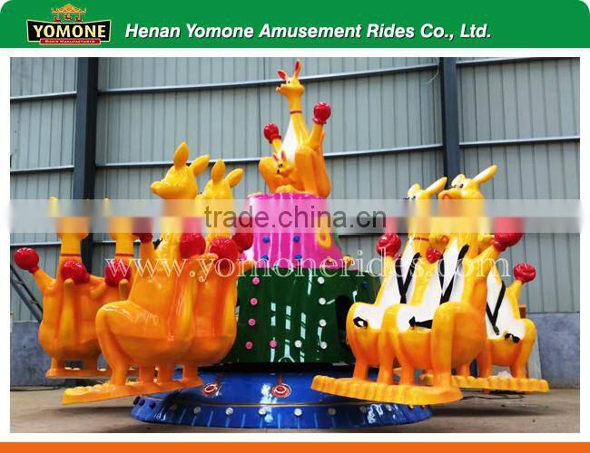 Indoor or outdoor equipment amusement park games jumping kangaroo rides children game for sale