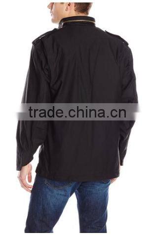 OEM 50% cotton 50% nylon dark navy with cotton polyester lining M65 Russian Military hoodie jacket