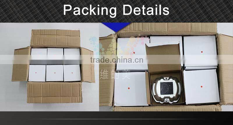 Aluminum solar power blue led flashing light reflective road stud