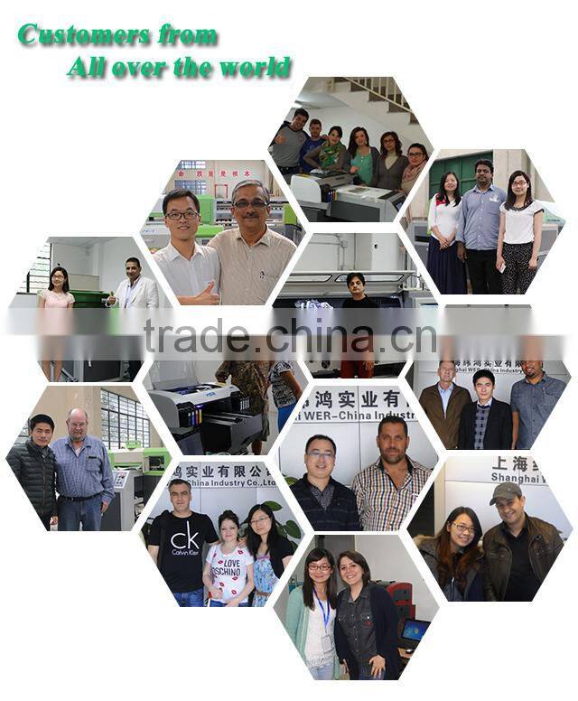 2016 hot selling 5.2m Roll to Roll multifunction flatbed printer uv for acrylic