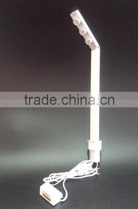 DC base! 3*1w standing led window showcase jewelry lightBW8104