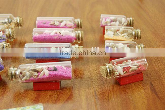 2015 hotting sale ! Drift glass bottle , penicillin wishing bottle, customized design floating bottle wholesale