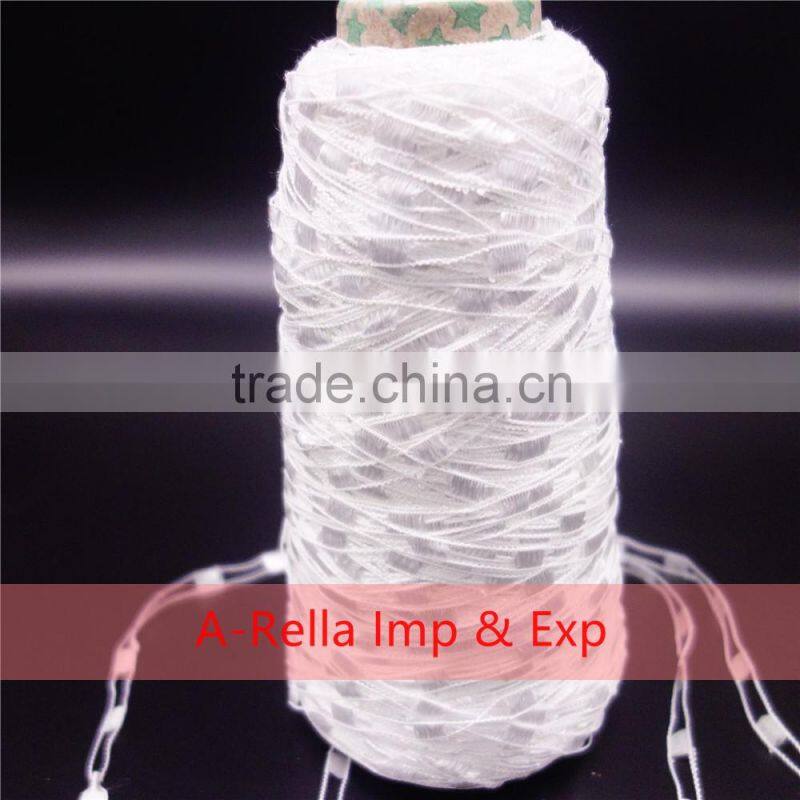 100% nylon feather yarn , with heat setting , nylon feather yarn