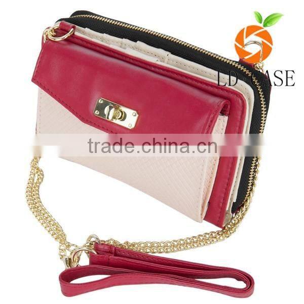 PU Leather Mini Purse Handbag Clutch Crossbody Bag for iphone /Samsung