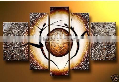Free Sample group modern oil painting acrylic wall decoration