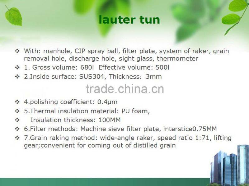 red copper hotel beer equipment micro beer machine