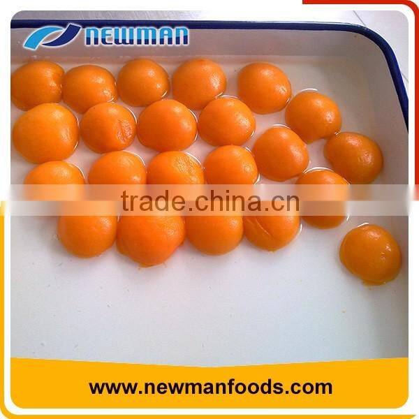 new crop top quality golden sun variety canned apricot half in syrup