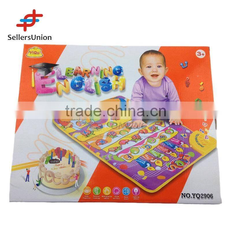 2016 No.1 Yiwu agent hot sale commission sourcing agent Best selling music toy babay toy sound toy music carpet
