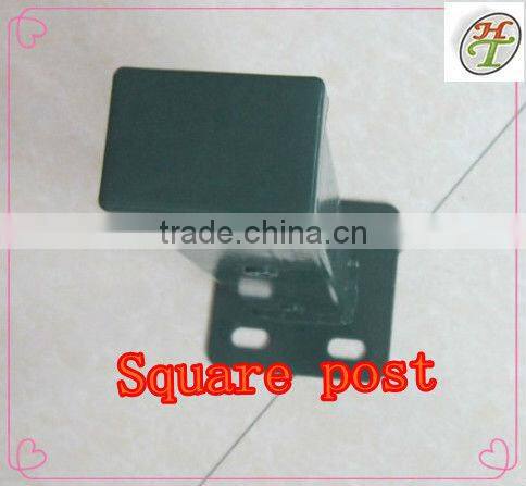 fence post 60*60*1.5mm 1.55m height with plastic caps and clips