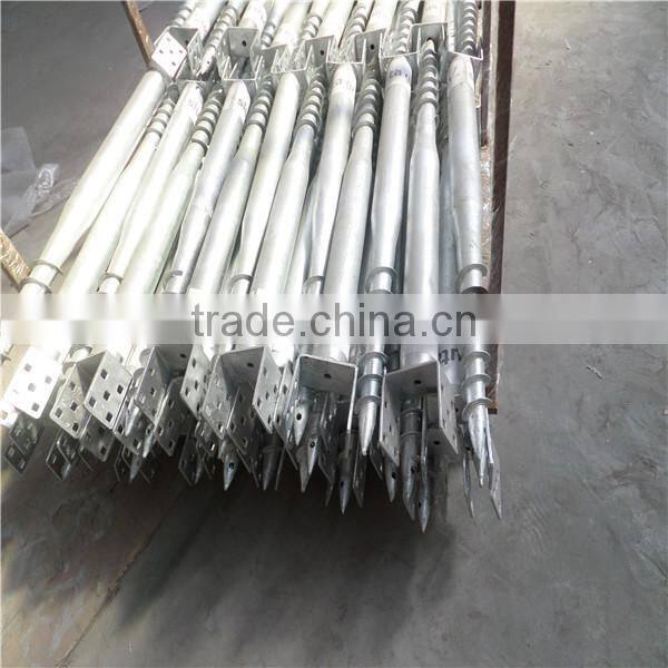 Spiral ground anchor rod /helix post anchor