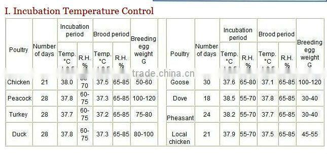 WQ-42 quail egg incubator