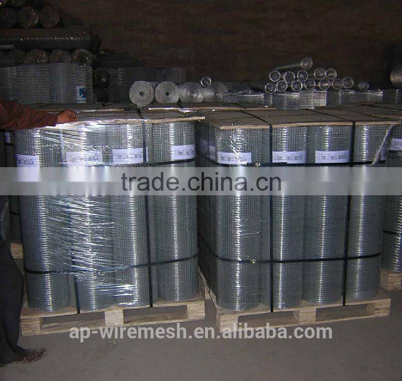 Hot square screening galvanized stainless steel crimped wire mesh (factory)
