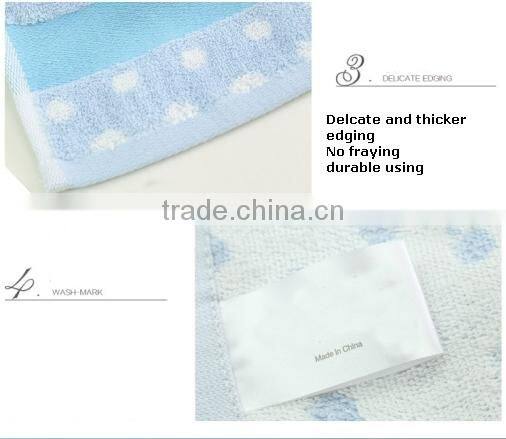 high quality cotton towel bath set with snowman pattern