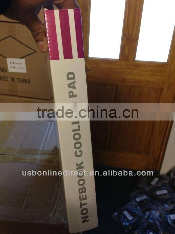 2014 SUMMER LAPTOP COOLER COOLING PAD 2 FAN STAND WITH 2 USB HUB FOR 15 17" LAPTOP YL339A