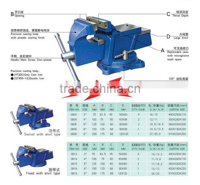 08 Series Ut9ility Bench Vise (Light Duty)