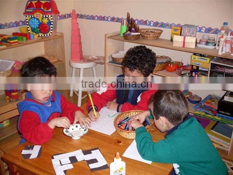 Preschool teaching aids math montessori material beads and frame