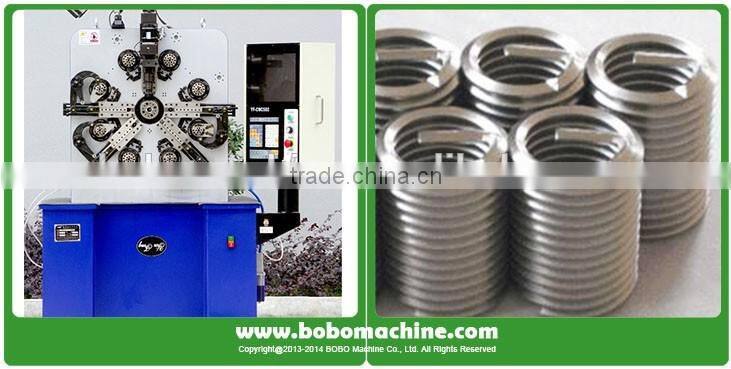 CNC screw stainless steel wire thread insert forming machine