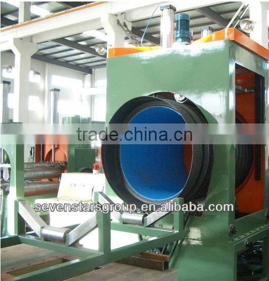 Big size plastic pipe crusher/crushing machie for PP PE PVC pipe