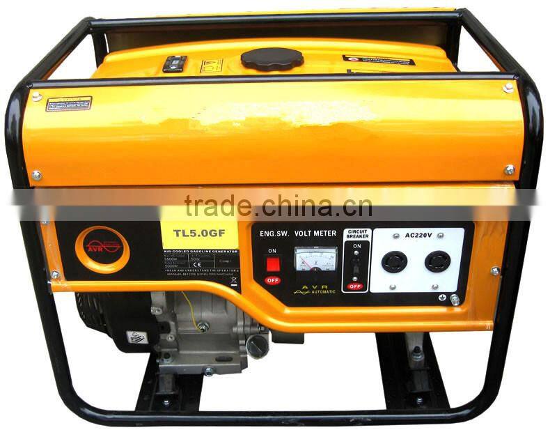 AC Single Phase Power by Gasoline 10 hp Generator
