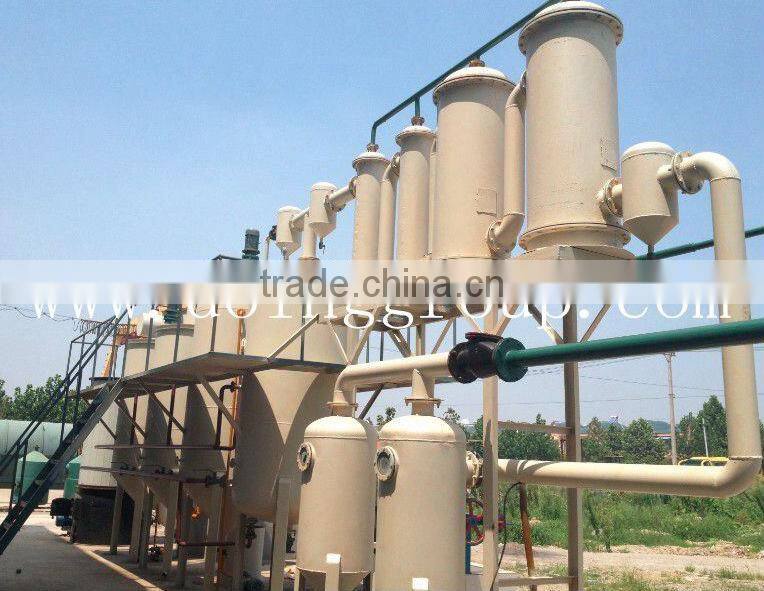 Automatic China truck tire to diesel oil recycling machine